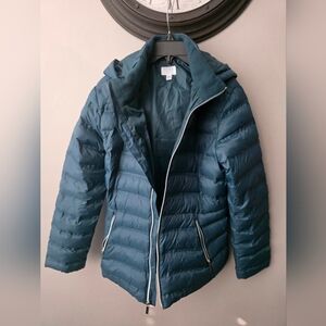 Puffer Jacket Time & True Cropped Length Water Resistant Medium